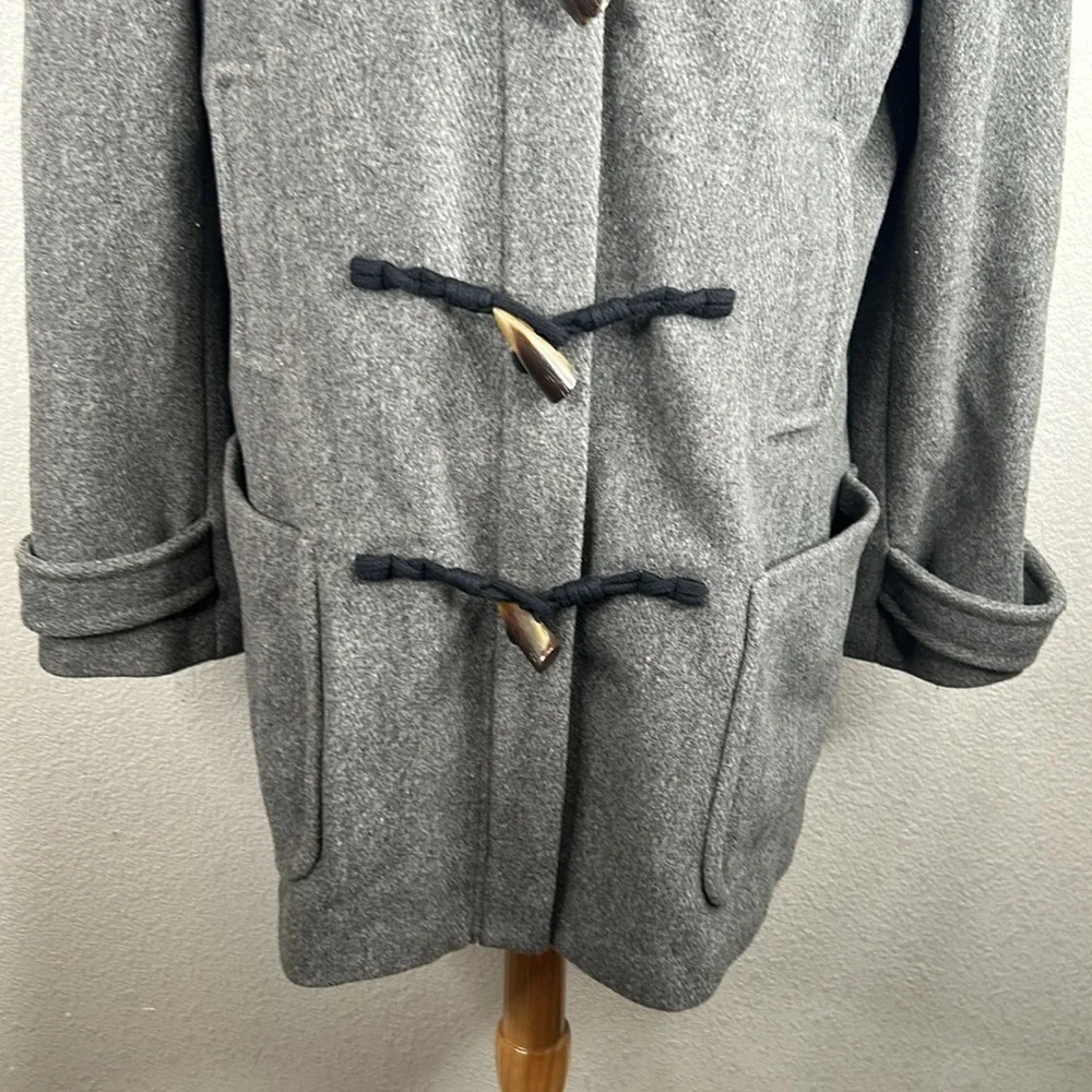 Banana Republic Men's Gray Wool Blend Toggle Buttons Winter Classic Coat Size XL